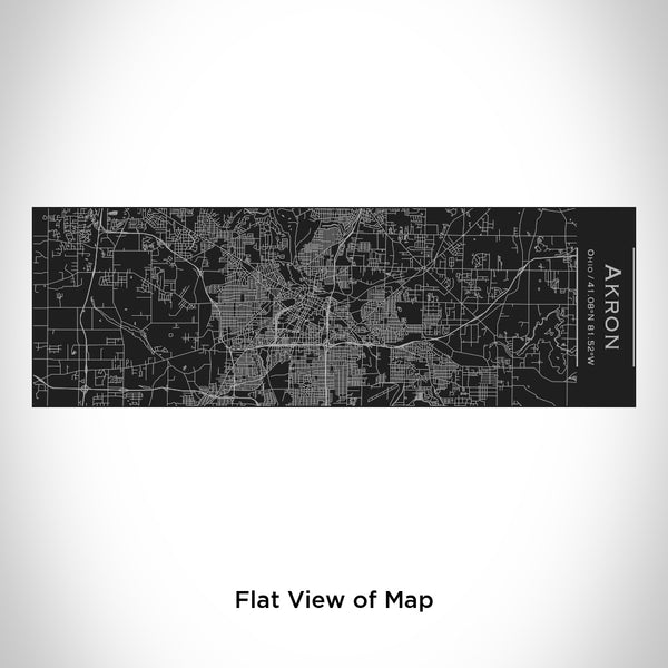 Akron - Ohio Map Insulated Cup in Matte Black