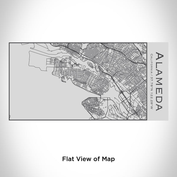 Alameda - California Map Insulated Bottle