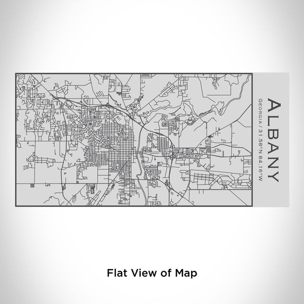 Albany - Georgia Map Insulated Bottle