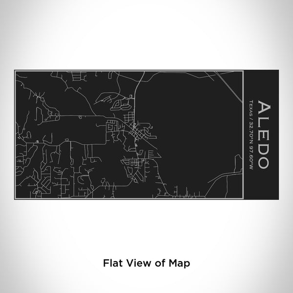 Aledo - Texas Map Insulated Bottle in Matte Black