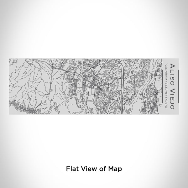 Rendered View of Aliso Viejo California Map Engraving on 10oz Stainless Steel Insulated Cup with Sipping Lid