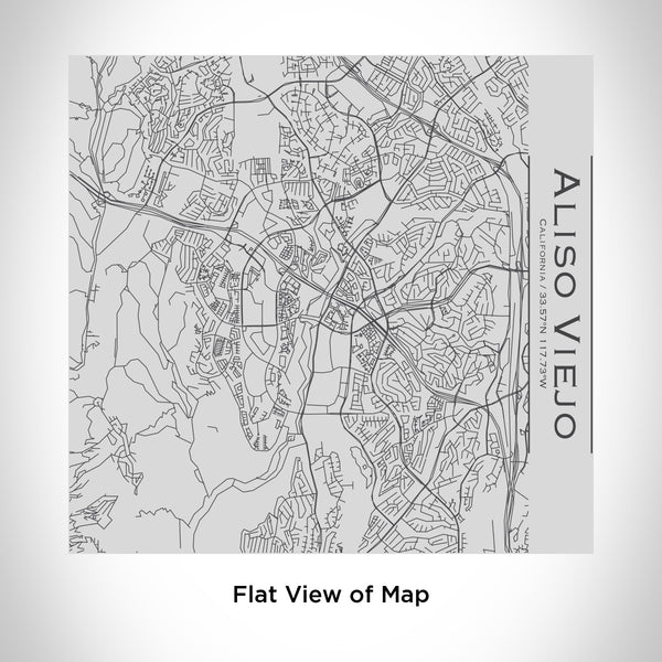 Rendered View of Aliso Viejo California Map Engraving on 17oz Stainless Steel Insulated Tumbler