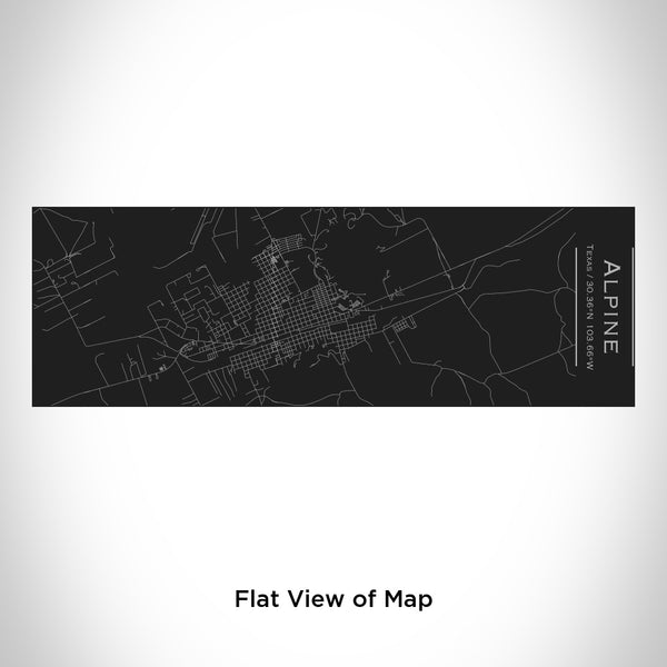Alpine - Texas Map Insulated Cup in Matte Black