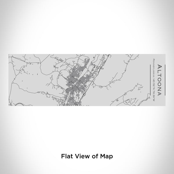 Rendered View of Altoona Pennsylvania Map Engraving on 10oz Stainless Steel Insulated Cup with Sipping Lid