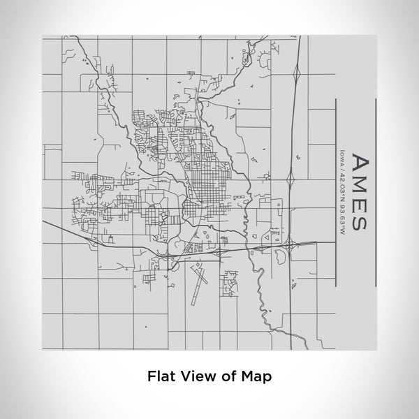 Ames - Iowa Map Tumbler