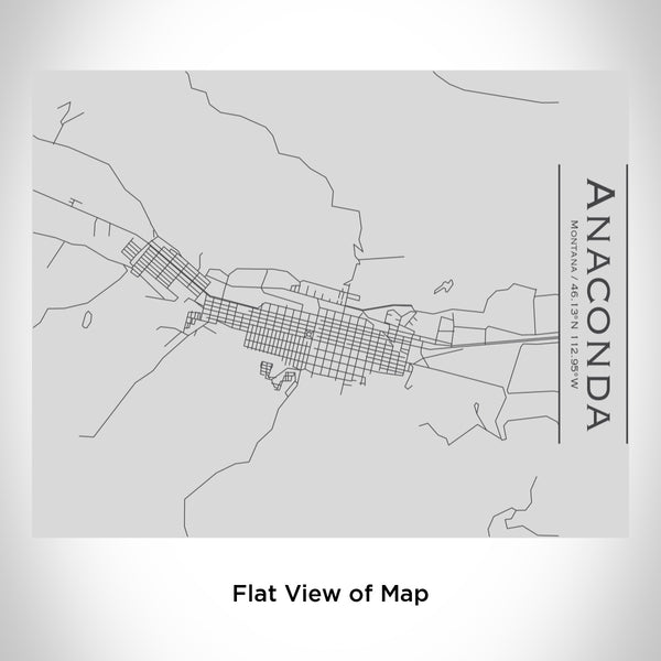 Anaconda - Montana Map Bottle with Bamboo Top
