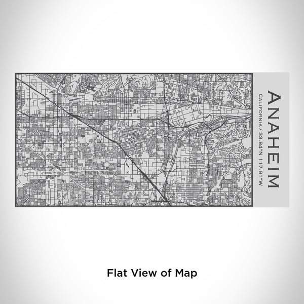 Anaheim - California Map Insulated Bottle