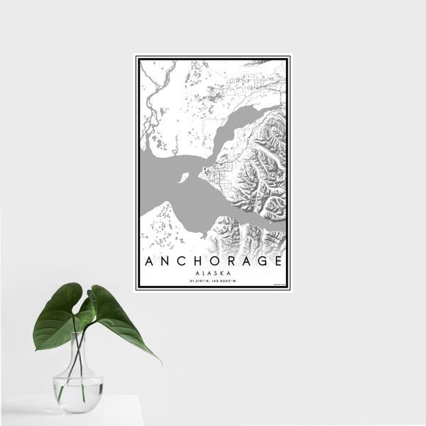 Anchorage - Alaska Classic Map Print