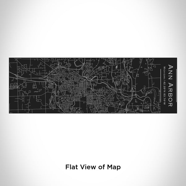 Ann Arbor - Michigan Map Insulated Cup in Matte Black