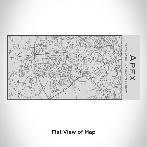 Apex - North Carolina Map Insulated Bottle