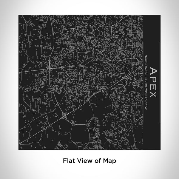 Apex - North Carolina Map Tumbler in Matte Black