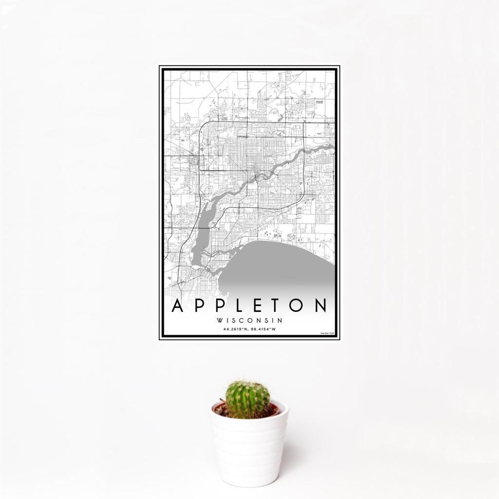 Appleton - Wisconsin Classic Map Print