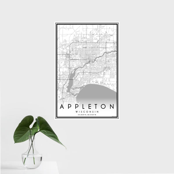 Appleton - Wisconsin Classic Map Print