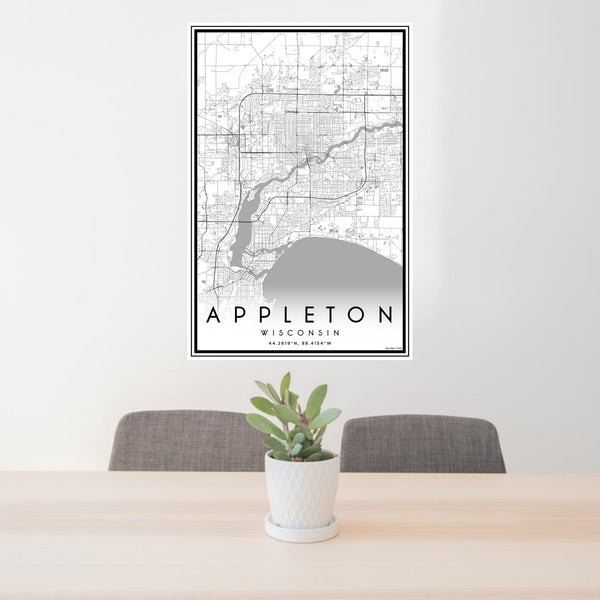 Appleton - Wisconsin Classic Map Print