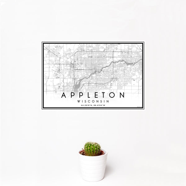 Appleton - Wisconsin Classic Map Print