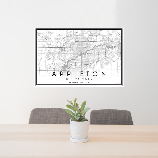 Appleton - Wisconsin Classic Map Print