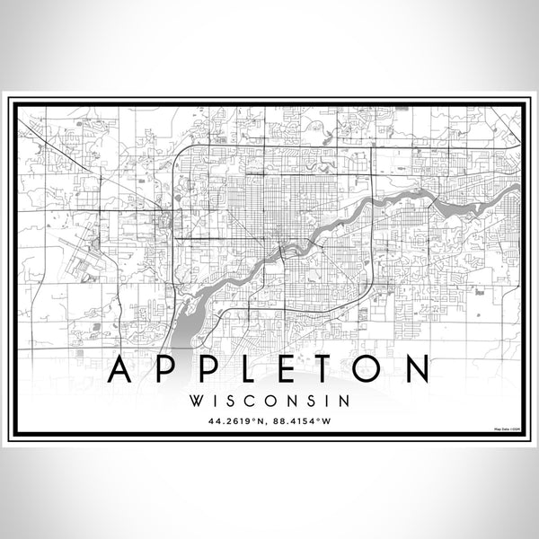 Appleton - Wisconsin Classic Map Print