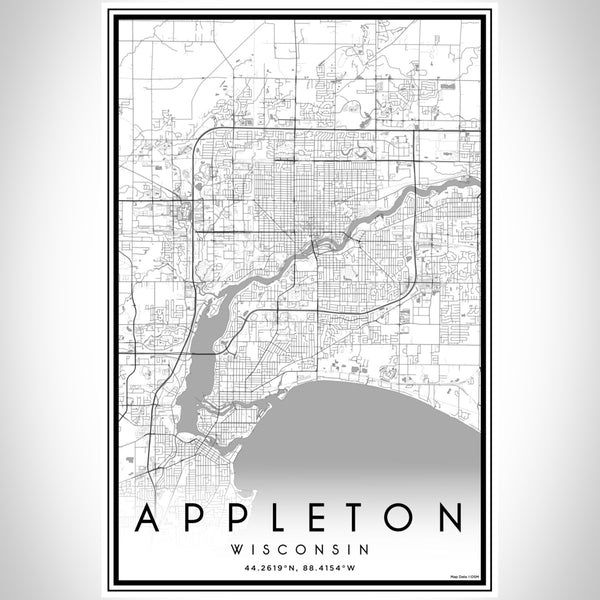 Appleton - Wisconsin Classic Map Print