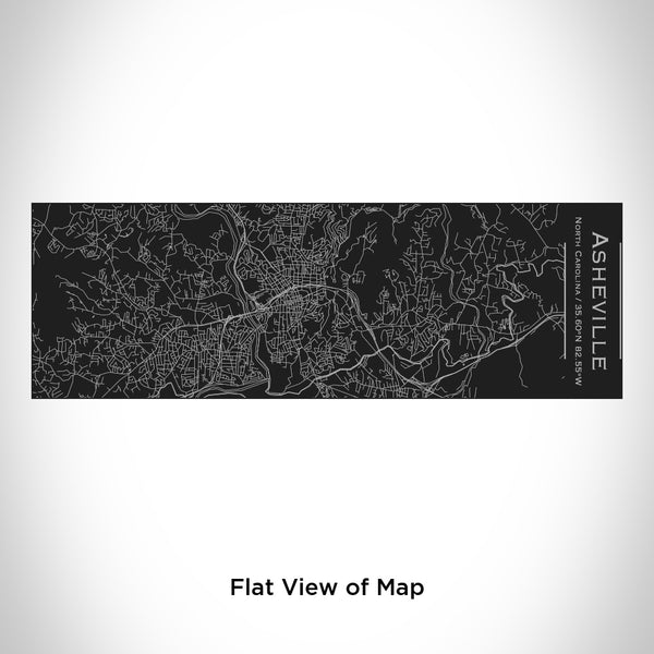 Asheville - North Carolina Map Insulated Cup in Matte Black