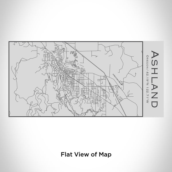 Ashland - Oregon Map Insulated Bottle