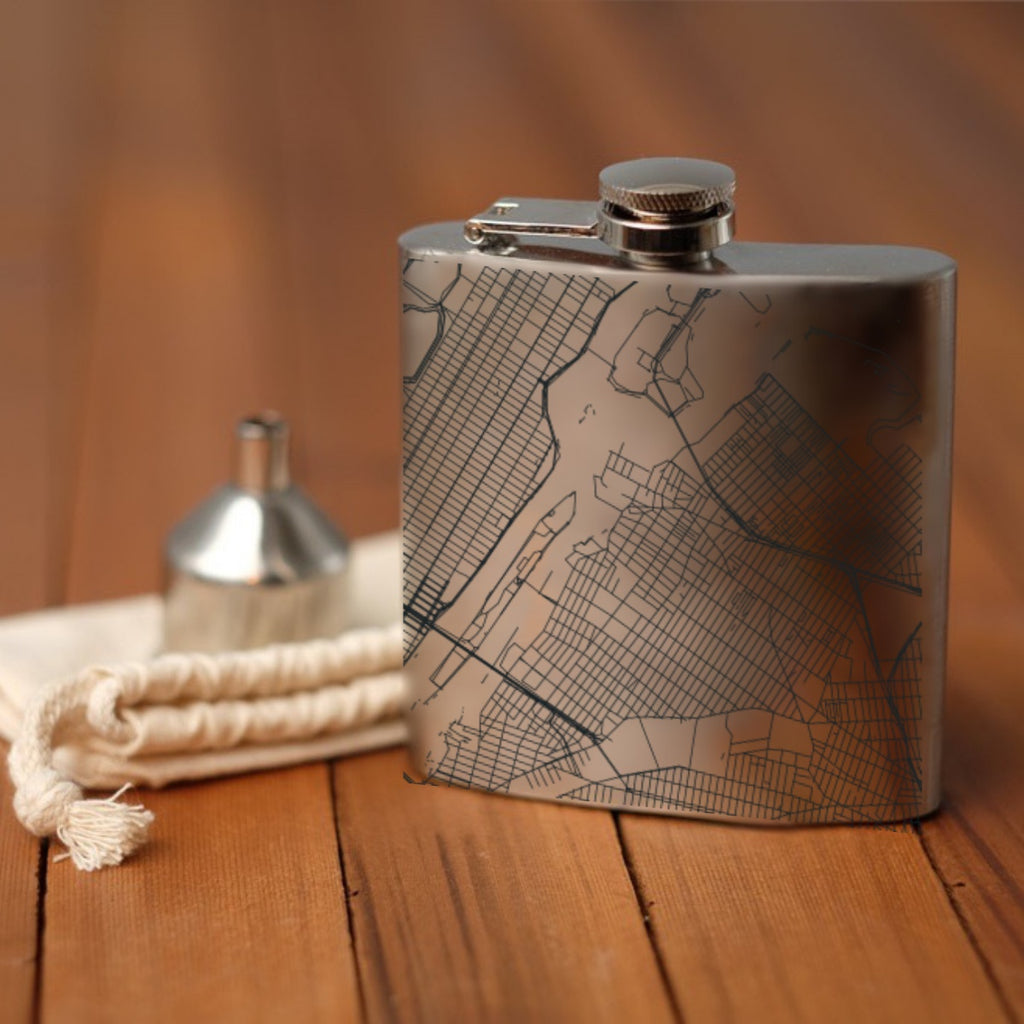 Astoria New York Custom Engraved City Map Inscription Coordinates on undefined