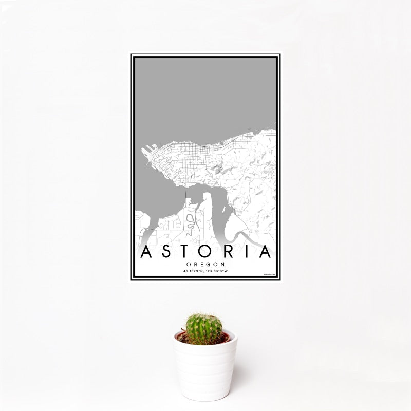 Astoria - Oregon Classic Map Print