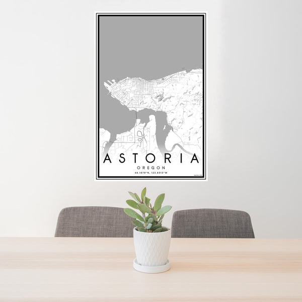 Astoria - Oregon Classic Map Print