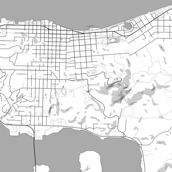 Astoria - Oregon Classic Map Print