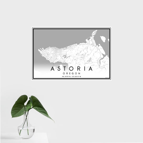Astoria - Oregon Classic Map Print