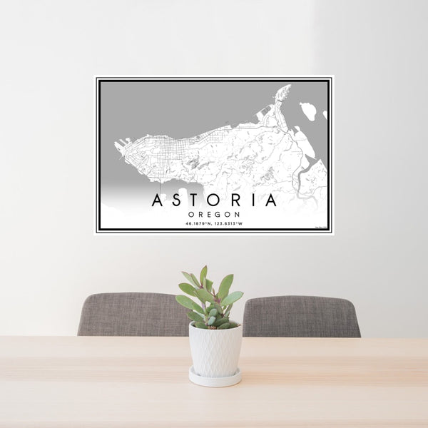 Astoria - Oregon Classic Map Print