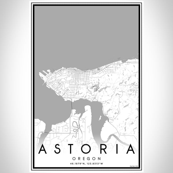 Astoria - Oregon Classic Map Print
