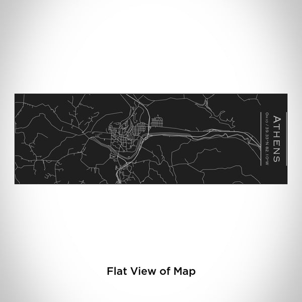 Athens - Ohio Map Insulated Cup in Matte Black
