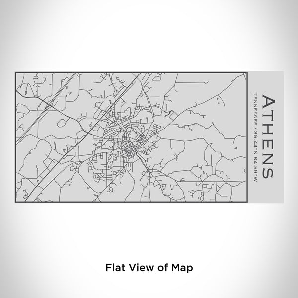 Athens - Tennessee Map Insulated Bottle