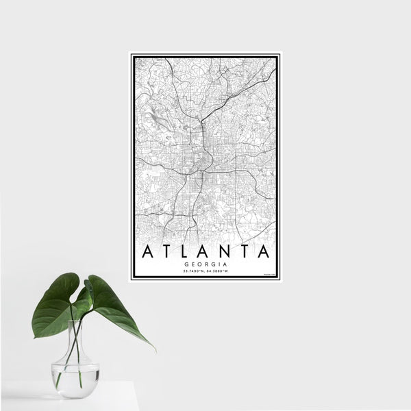 Atlanta - Georgia Classic Map Print