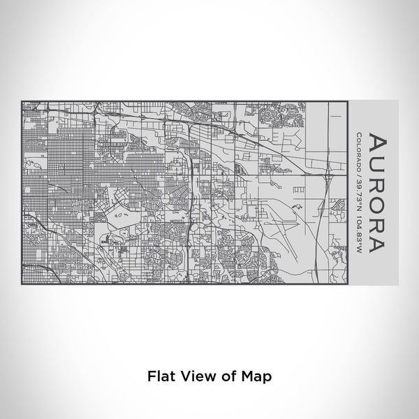 Aurora - Colorado Map Insulated Bottle
