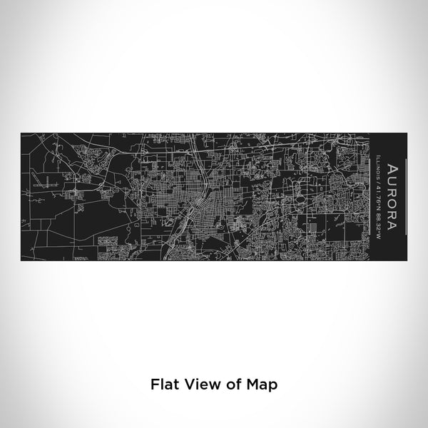 Aurora - Illinois Map Insulated Cup in Matte Black
