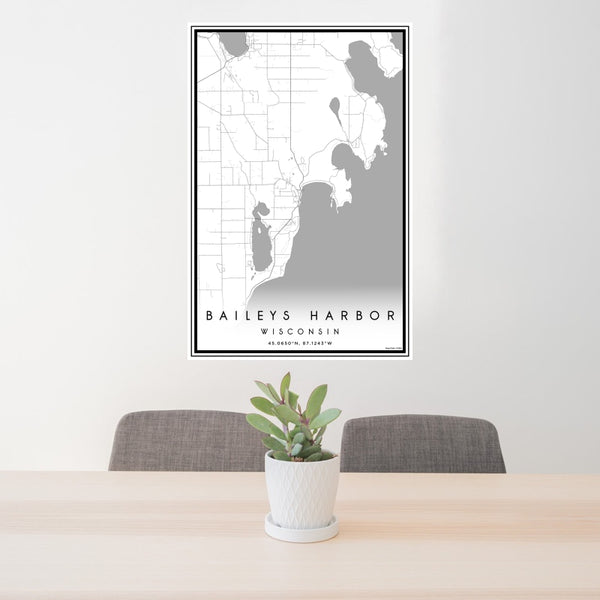 Baileys Harbor - Wisconsin Classic Map Print