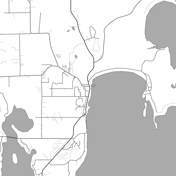 Baileys Harbor - Wisconsin Classic Map Print