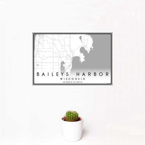 Baileys Harbor - Wisconsin Classic Map Print