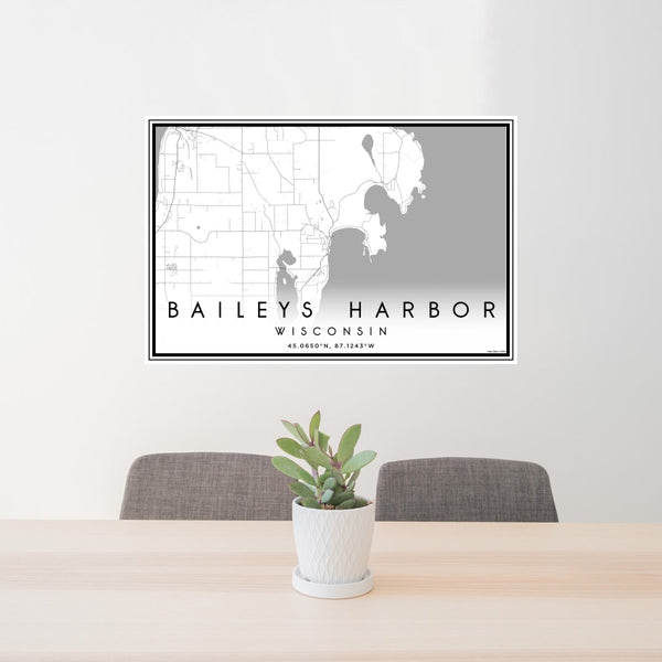 Baileys Harbor - Wisconsin Classic Map Print