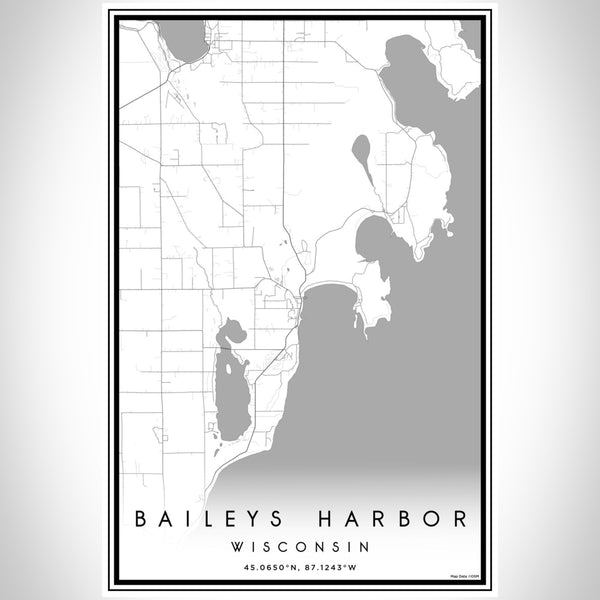 Baileys Harbor - Wisconsin Classic Map Print