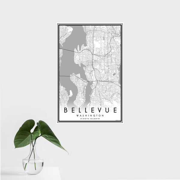 Bellevue - Washington Classic Map Print