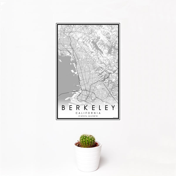 Berkeley - California Classic Map Print