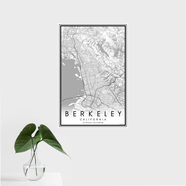 Berkeley - California Classic Map Print