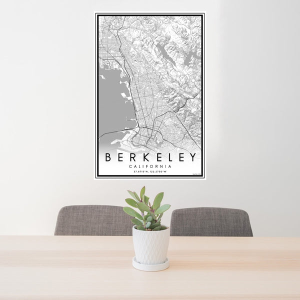 Berkeley - California Classic Map Print