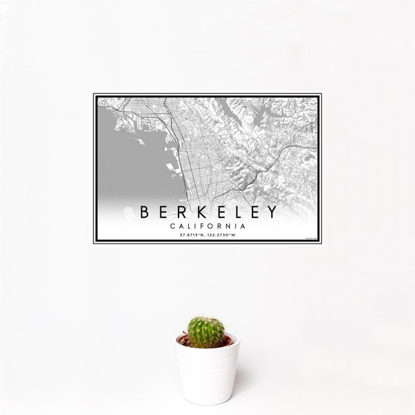 Berkeley - California Classic Map Print