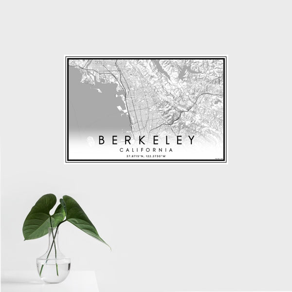 Berkeley - California Classic Map Print