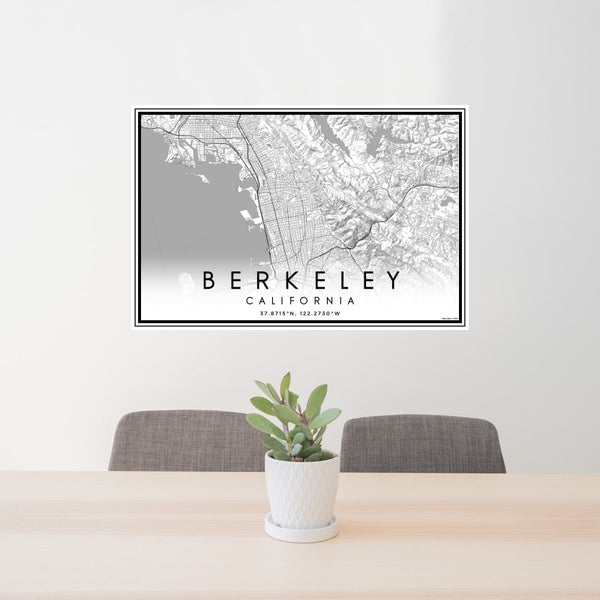 Berkeley - California Classic Map Print