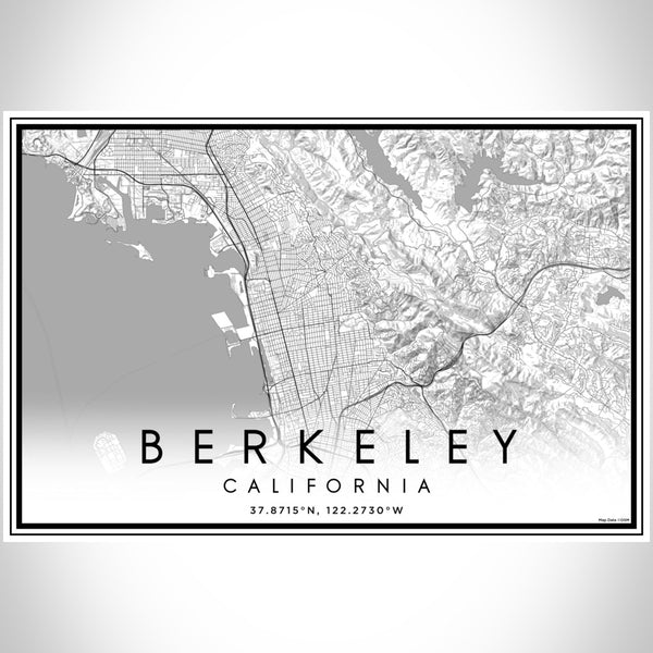 Berkeley - California Classic Map Print
