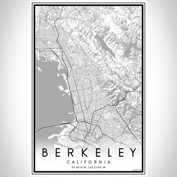Berkeley - California Classic Map Print